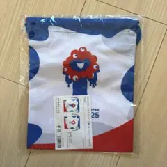 【新品未開封】ミャクミャク 公式デザイン巾着袋 大阪万博 EXPO2025