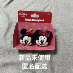 【新品未使用】ディズニー　クリスマス2025 ミッキー・ミニー リング　セット