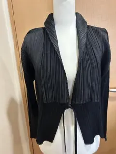 ⭐️本日限定価格⭐️プリーツプリーズコンビネーション黒ジャケット極美品⭐️のサムネイル
