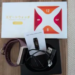 スマートウォッチ AMOLED パープル