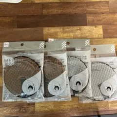 DAISO メイク落とし用パフ 4個セットのサムネイル
