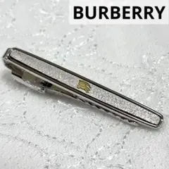 未使用 BURBERRY バーバリー ホースロゴ ネクタイピン シルバー