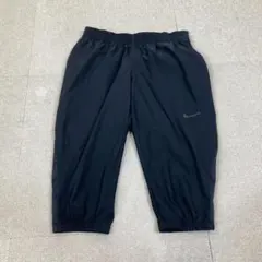 【ナイキ】パンツ Nike　カプリパンツ 黒　M　ウエストゴム 七分丈