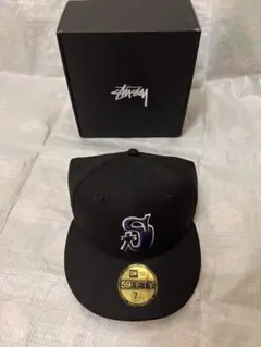 Stussy 59FIFTY キャップ 7 1/4 57.7 スチューシー黒