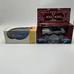 ビンテージミニカー 2台セット ポリスティル ロールスロイス / ixo ルノーのサムネイル