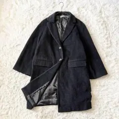 ファー欠品 TIFANY ティファニー チェスターコート ブラック