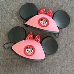 香港ディズニーランド　ミニー　イヤーハット　カチューシャ　帽子　ファンキャップ