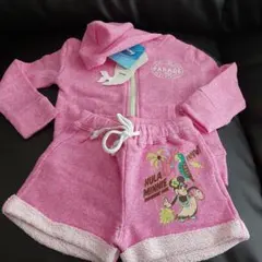 お値下げ　新品　ミニーちゃん　女の子用上下　90