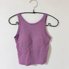 GU ストライプ タンクトップ Sサイズ