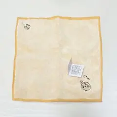 ちいかわ　おはなし タオルハンカチ イエロー　うさぎ