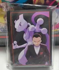 ミュウツー　サカキ　ロケット団 海外　スリーブ　未使用　ポケモンカード