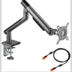 iggy（イギー） モニターアーム　快適ワークDA112 1画面 シングル黒