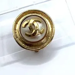 【極美品】シャネル イヤリング ココマーク パールモチーフ ゴールド金具