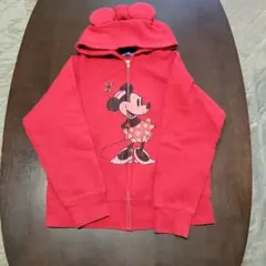 東京ディズニーリゾート ミニーパーカー Sサイズ レッド
