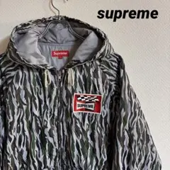 supreme camo fur zip hoodie jacket Lのサムネイル