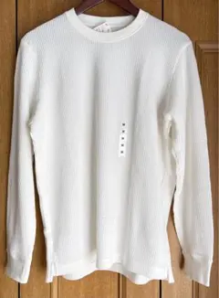 UNIQLO ワッフルクルーネックTシャツ（長袖）M メンズ