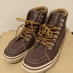 バンズ/Vans　Sk8-Hi　レザーブラウン　 26.5cm　VANS