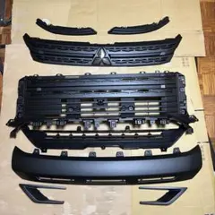 新型デリカD5 MC後フロントパーツ7点セット ラバーチッピング塗装