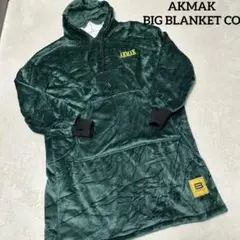 着る毛布 AKMAK BIG BLANKET CO ダークグリーン