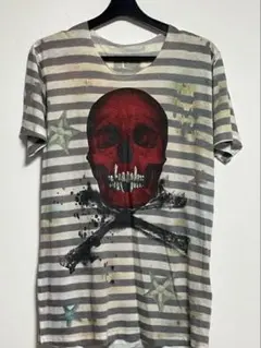 B'z 稲葉さん着用 max sixスカルTシャツ　Lのサムネイル