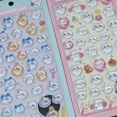 #2　3Dステッカー BON BON DROP風 硬いシール 2枚セット