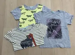 ハッカキッズ 130-140 Tシャツ 2枚セット + おまけ　男の子