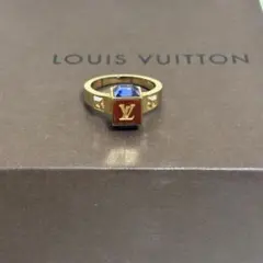 Louis Vuitton S ゴールドカラー ストーン リングのサムネイル