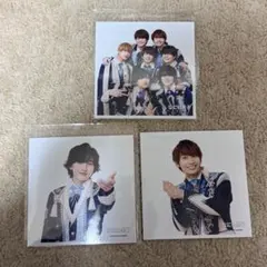 なにわ男子　道枝駿佑　藤原丈一郎　ましかくフォト　3枚セット