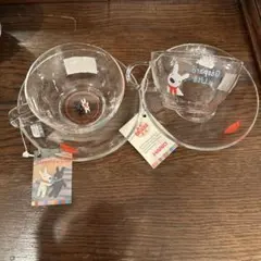 ハリオ リサとガスパール カップ　ソーサー　耐熱ガラス レンジ対応 HARIOのサムネイル