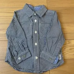 BEAMS mini チェック柄シャツ 90