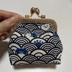 猫柄 がま口 財布 小銭入れ