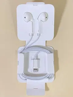 新品未使用 iPhone付属品 純正ライトニング端子イヤホン