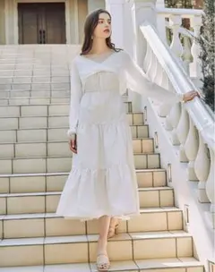 eimy istoire シアーボレロセットティアードワンピース 新品タグ付き