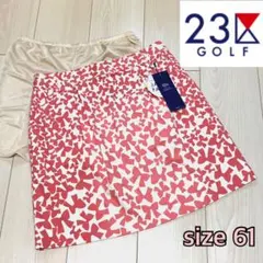 新品☆23区GOLF レディース ゴルフスカート リボン61