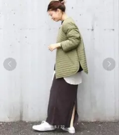 ジャーナルスタンダード　イレギュラーキルティングブルゾン