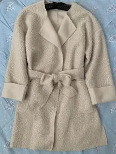 一枚仕立てベージュ★ロングコート40