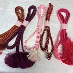 031902 帯締め 5本セット 多色