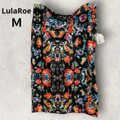 LulaRoe 未使用 タグ付き タイトスカート M 花柄 カラフル ブラック