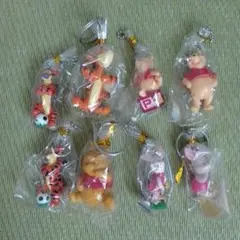 プーさん、ティガー、ピグレット　キーホルダー8個セット