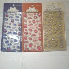 ねこぷくぷくキャンディシール　吉田産業正規品　3枚セット