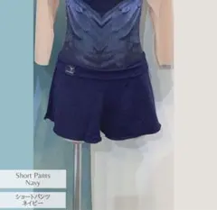 バレエ　ショートパンツ ネイビー Jewelersque Lサイズ