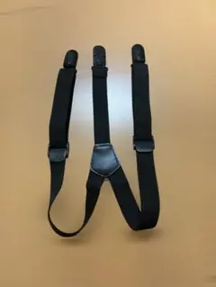 ブラック Y字型サスペンダー 幼稚園児サイズ
