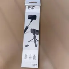 スリコ　ワイヤレス三脚自撮り棒　ブラック