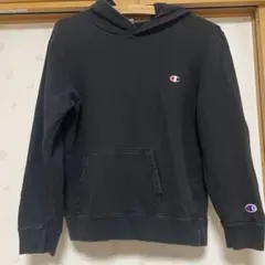 Champion ブラックパーカー 160サイズ