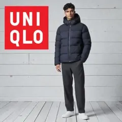【極美品】ユニクロ　シームレス　ダウンジャケット　ネイビー　3XL ビックサイズ