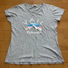 【US購入】anvil VAIL Colorado Tシャツ グレー Mサイズのサムネイル