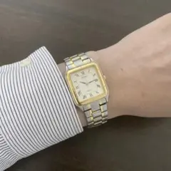90s Vintage Seiko 腕時計 タンク サントス ローマン文字盤 - メルカリ