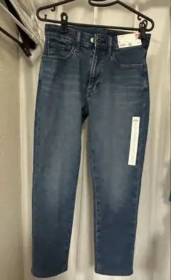 ユニクロEZYジーンズ　ブルーXSサイズ（補正あり）