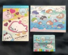 【GW価格】サンエックス　まめゴマ　メモ帳2冊＆消しゴムセット 平成当時品