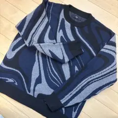 SIPS 抽象模様 ニットセーター サイズ40